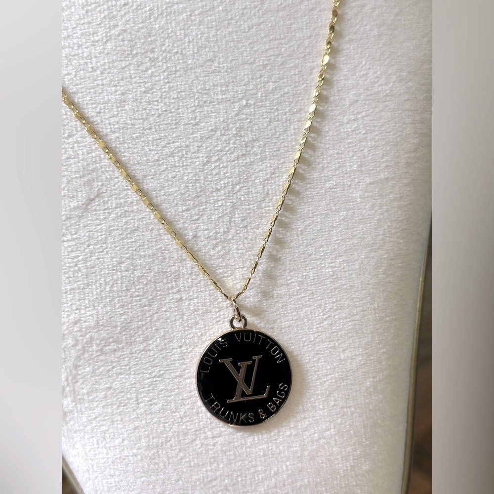 Repurposed Designer Charm Necklace | Luxury Pendant Piece | Authentic Charm